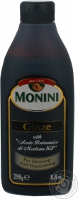 Соус Монини бальзамический с уксусом Модены 250мл Италия