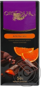 Шоколад чор.Апельсин Amour Конті 19х100г