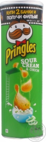 Чипси S-cr &amp; Onion Pringles 165г х18