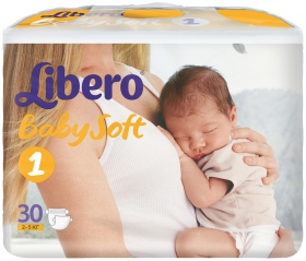 Підгузник дит.Baby Soft Newborn Libero