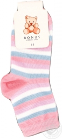 Шкарпетки дитячі рожеві Бонус 2005 р.18