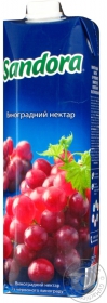 Нектар Сандора из красного винограда 1л Украина
