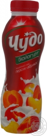 Йогурт питний 2,5% Чудо персик-абрикос 350г