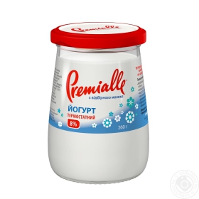 Йогурт термост.8% Premialleскл с/б 260г