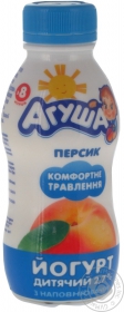 Йогурт детский Агуша персик 2.7% 200г Украина