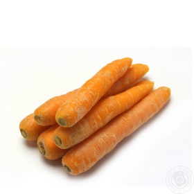 Морква мита фасована 1кг