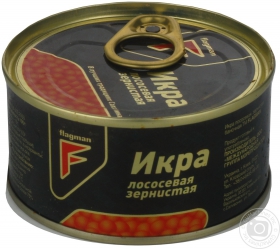 Икра Flagman лососевая зернистая красная 130г Украина