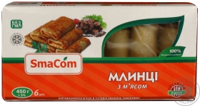 Блины SmaCom с мясом замороженные 450г Украина