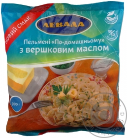 Пельмени Левада По-домашнему со сливочным маслом замороженные 900г Украина