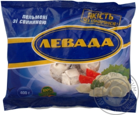 Пельмени Левада со свининой замороженные 400г Украина