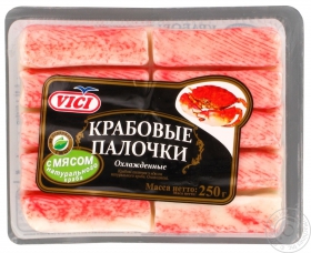 Крабовые палочки Vici с мясом краба охлажденные 250г Россия