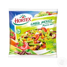 Смесь овощная Hortex Mexico замороженная 400г Польша