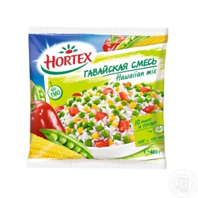 Смесь овощная Hortex Гавайская замороженная 400г Польша