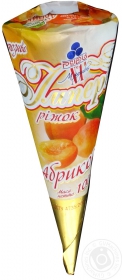 Мороженое Рудь Империя йогурт-абрикос рожок 100г Украина