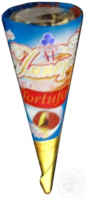 Мороженое Рудь Империя Tortufo рожок 100г Украина