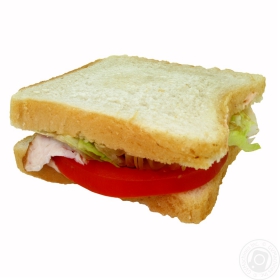 Бутерброд з копченою куркою шт