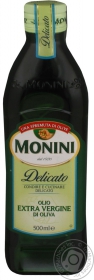 Масло Монини оливковое экстра вирджин первого холодного отжима 500мл Италия