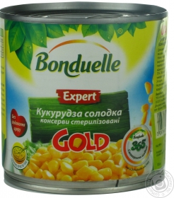 Кукуруза Бондюэль Голд сладкая консервированная 340г Россия