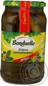 Огірки консервовані Bonduelle 5-8см с/б 680г