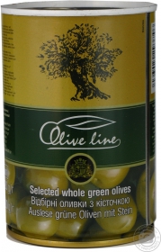 Оливки Olive Line відбірні з кісточкою 420мл