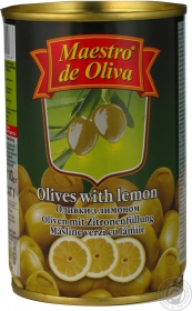 Оливки Maestro de Oliva фаршировані Лимон 300мл