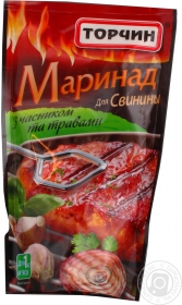 Маринад Торчин для свинины с чесноком и травами 175г Украина
