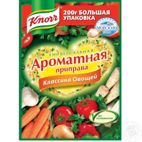 Приправа ароматна універсальна Класика овочів Knorr 200г