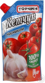 Кетчуп Торчин с чесноком 300г Украина