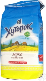 Мука Хуторок пшеничная 2000г Украина