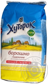 Мука Хуторок пшеничная 1000г Украина