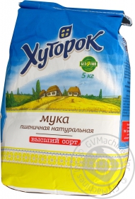 Мука Хуторок пшеничная 5000г Украина