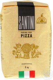 Борошно Santini м&#39;яких сортів пшениці для піци 1000г
