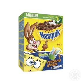 Готовий Сніданок Зірочки Nestle Nesquik Шоколад 375г