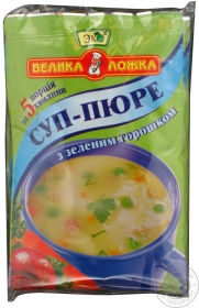 Суп-пюре із зеленим горошком Еко 18г