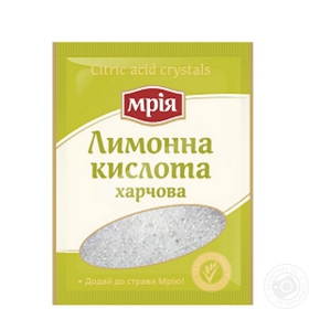 Лимонная кислота Мрия пищевая 25г Украина