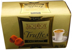 Цукерки Трюфелі кава з молоком Жако 200г