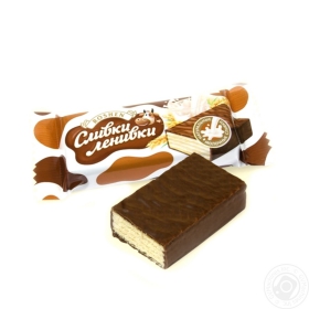 Цукерки шоколадно-вафельні Сливки-ленивки Roshen кг