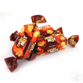 Цукерки Candy Nut з горіхами Roshen кг