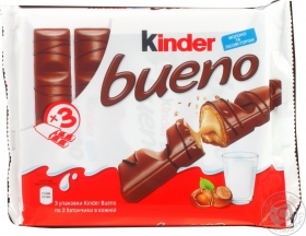 Батончик шоколадний Kinder Bueno 129г