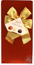 Цукерки шоколадні Асорті Бельгійська бронза Гамлет 125г