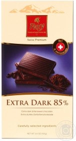 Шоколад экстрачерный Фрей Премиум швейцарский 100г плиточный Швейцария