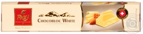 Шоколад белый Фрей Чокоблок швейцарский с миндально-медовой нугой 100г в блоках Швейцария