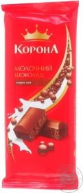 Шоколад молочний Пористий Корона 90г