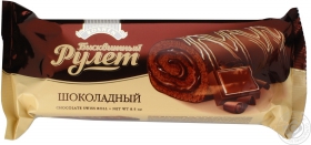 Рулет бісквітний Roshen Biscuit Шоколадний в шоколадній глазурі 240г
