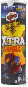 Чіпси картопляні Pringles Xtra Cheesy Nacho Cheese сир 150г