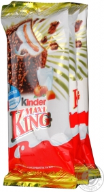 Тістечко бісквітне Ferrero Kinder Maxi King Т3*12
