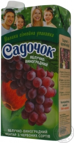 Нектар Садочок Ябл.виногр.черв.1,93л