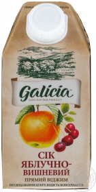 Cік Galicia Яблучно-вишневий т/п 0,5л