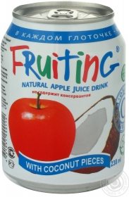 Напиток Фрутинг с яблочным соком 238мл Россия