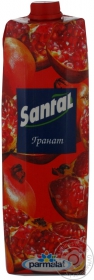 Напиток Сантал из граната сокосодержащий осветленный 1000мл Россия